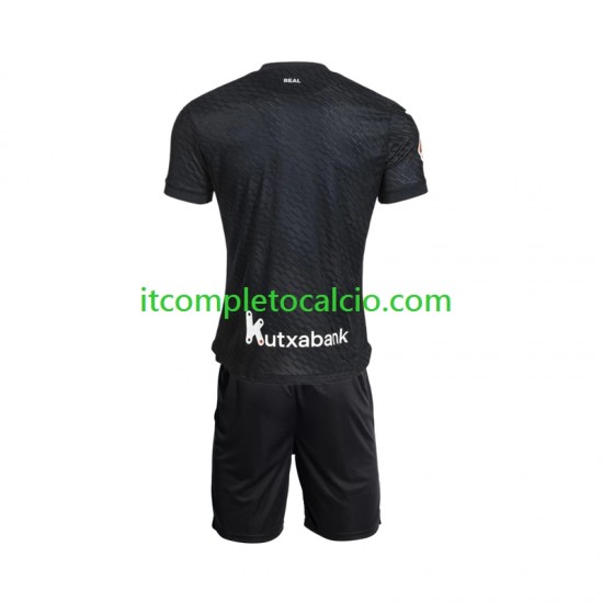 Maglia Real Sociedad Divisa Away 2026-2027 Manica Corta ,Bambino