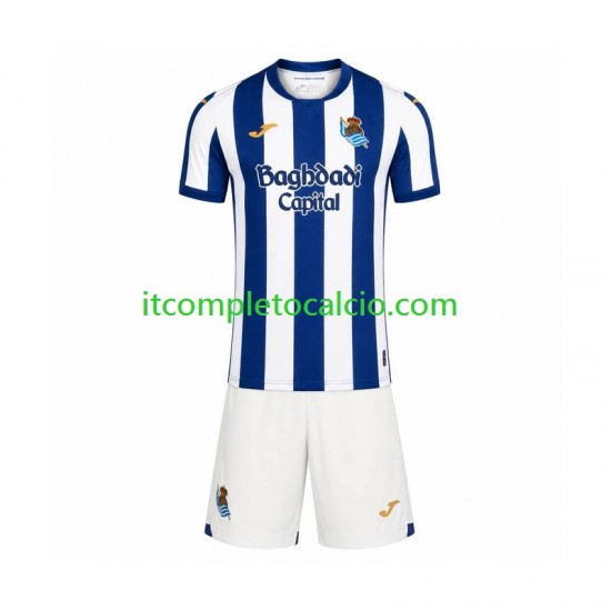 Maglia Real Sociedad Divisa Home 2026-2027 Manica Corta ,Bambino Maglia Real Sociedad Divisa Home 2026-2027 Manica Corta ,Bambino