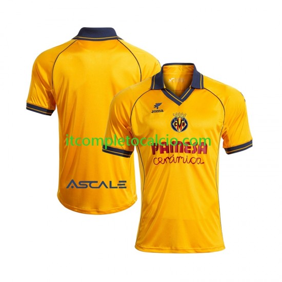 Maglia Villarreal CF Retro Divisa Home 2025-2026 Manica Corta ,Uomo