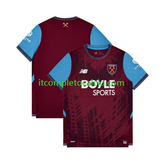 Maglia West Ham United Divisa Home 2026-2027 Manica Corta ,Uomo