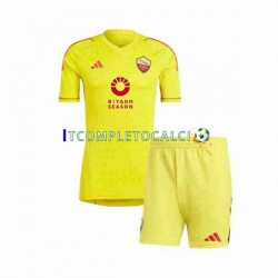 Maglia AS Roma Portiere Divisa Home 2023-2024 Manica Corta ,Bambino