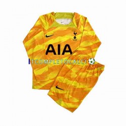 Maglia Tottenham Hotspur Portiere Divisa Away 2023-2024 Arancia Manica Lunga ,Bambino