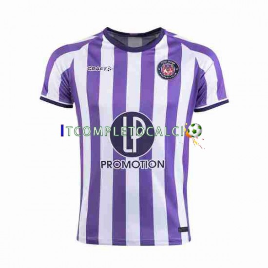 Maglia Toulouse Divisa Home 2023-2024 Manica Corta ,Uomo