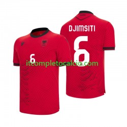 Maglia Albania Berat Djimsiti 6 Divisa Home Mondiali 2026 Manica Corta ,Uomo