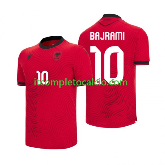 Maglia Albania Nedim Bajrami 10 Divisa Home Mondiali 2026 Manica Corta ,Uomo Maglia Albania Nedim Bajrami 10 Divisa Home Mondiali 2026 Manica Corta ,Uomo