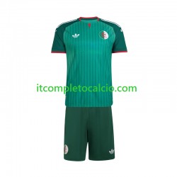 Maglia Algeria Divisa Away 2026 Manica Corta ,Bambino