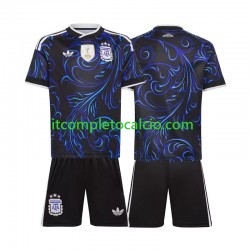 Maglia Argentina Divisa Away Mondiali 2026 Manica Corta ,Bambino