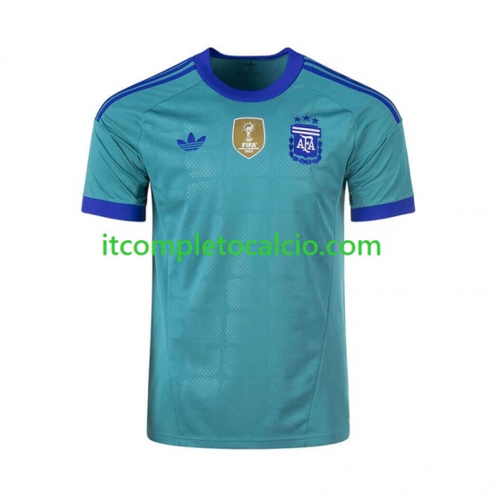 Maglia Argentina Portiere Divisa Away Mondiali 2026 Manica Corta ,Uomo