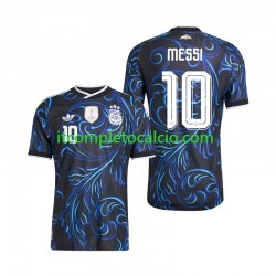 Maglia Argentina Lionel Messi 10 Divisa Away Mondiali 2026 Manica Corta ,Uomo