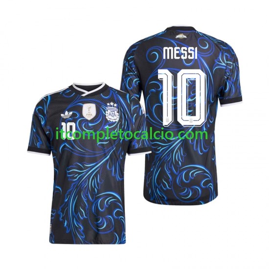Maglia Argentina Lionel Messi 10 Divisa Away Mondiali 2026 Manica Corta ,Uomo
