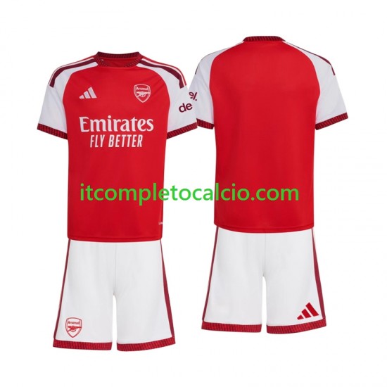 Maglia Arsenal Divisa Home 2026-2027 Manica Corta ,Bambino