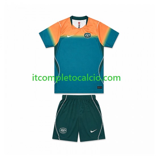 Maglia Australia 11 Divisa Away Mondiali 2026 Manica Corta ,Bambino