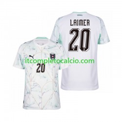 Maglia Austria Konrad Laimer 20 Divisa Away Mondiali 2026 Manica Corta ,Uomo Maglia Austria Konrad Laimer 20 Divisa Away Mondiali 2026 Manica Corta ,Uomo
