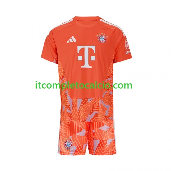 Maglia FC Bayern München Portiere Divisa Away 2026-2027 Manica Corta ,Bambino