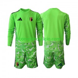 Maglia Belgio Portiere Terza Divisa Mondiali 2026 Manica Lunga ,Bambino Maglia Belgio Portiere Terza Divisa Mondiali 2026 Manica Lunga ,Bambino