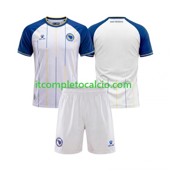Maglia Bosnia Herzegovina Divisa Away Mondiali 2026 Manica Corta ,Bambino Maglia Bosnia Herzegovina Divisa Away Mondiali 2026 Manica Corta ,Bambino