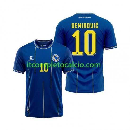 Maglia Bosnia Herzegovina Ermedin Demirovic 10 Divisa Home Mondiali 2026 Manica Corta ,Uomo Maglia Bosnia Herzegovina Ermedin Demirovic 10 Divisa Home Mondiali 2026 Manica Corta ,Uomo