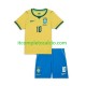 Maglia Brasile Neymar JR 10 Divisa Home Mondiali 2026 Manica Corta ,Bambino