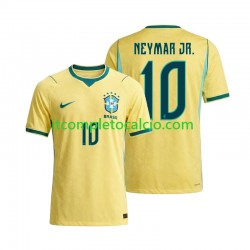 Maglia Brasile Neymar JR 10 Divisa Home Mondiali 2026 Manica Corta ,Uomo