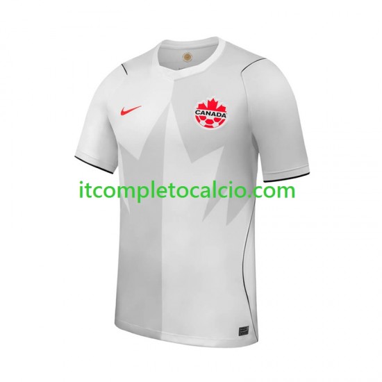 Maglia Canada Divisa Away Mondiali 2026 Manica Corta ,Uomo