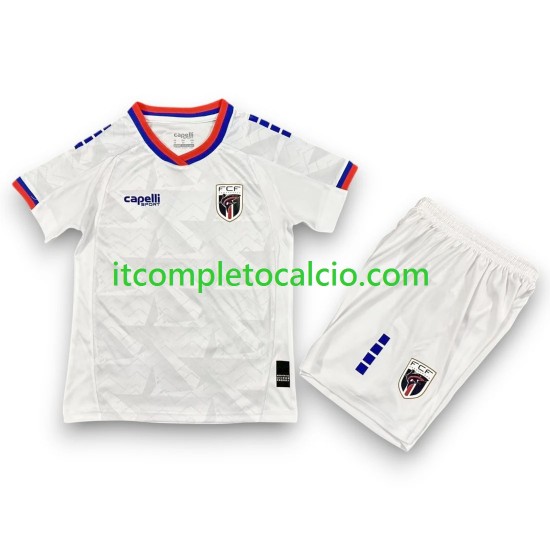 Maglia Cape Verde Divisa Away Mondiali 2026 Manica Corta ,Bambino