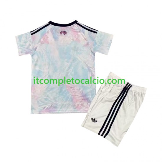 Maglia Costa Rica Divisa Away 2026 Manica Corta ,Bambino