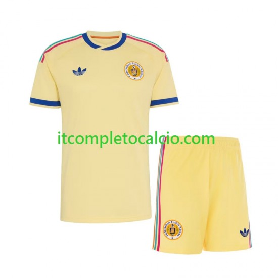 Maglia Curacao Divisa Away Mondiali 2026 Manica Corta ,Bambino