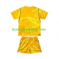 Maglia Inghilterra Portiere Quarto Divisa Mondiali 2026 Manica Corta ,Bambino