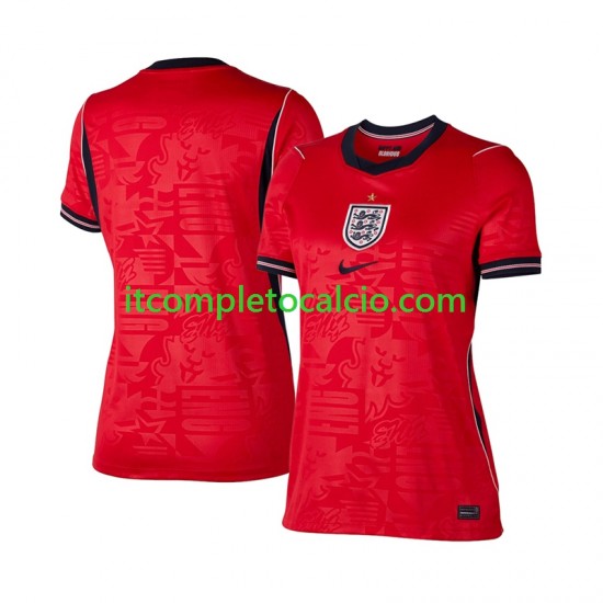 Maglia Inghilterra Divisa Away Mondiali 2026 Manica Corta ,Donne