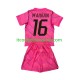 Maglia Francia Mike Maignan 16 Portiere Divisa Away Mondiali 2026 Manica Corta ,Bambino