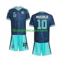 Maglia Germania Jamal Musiala 10 Divisa Away Mondiali 2026 Manica Corta ,Bambino Maglia Germania Jamal Musiala 10 Divisa Away Mondiali 2026 Manica Corta ,Bambino