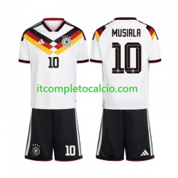 Maglia Germania Jamal Musiala 10 Divisa Home Mondiali 2026 Manica Corta ,Bambino Maglia Germania Jamal Musiala 10 Divisa Home Mondiali 2026 Manica Corta ,Bambino