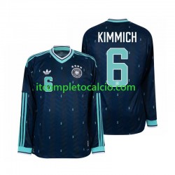 Maglia Germania Joshua Kimmich 6 Divisa Away Mondiali 2026 Manica Lunga ,Uomo Maglia Germania Joshua Kimmich 6 Divisa Away Mondiali 2026 Manica Lunga ,Uomo