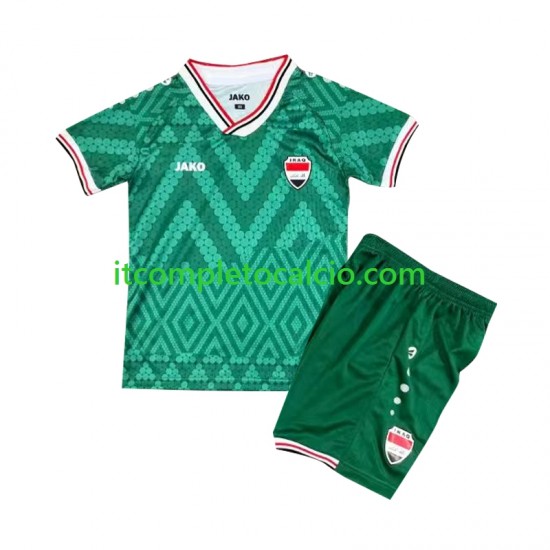 Maglia Iraq Divisa Home Mondiali 2026 Manica Corta ,Bambino