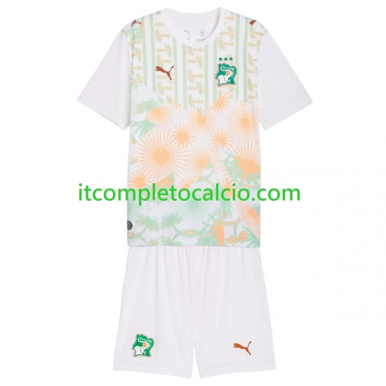 Maglia Costa d'Avorio Divisa Away Mondiali 2026 Manica Corta ,Bambino Maglia Costa d'Avorio Divisa Away Mondiali 2026 Manica Corta ,Bambino