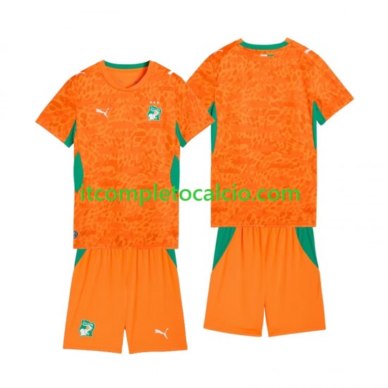 Costa d'Avorio Football Kit Divisa Home Mondiali 2026 Manica Corta ,Uomo ,Bambino