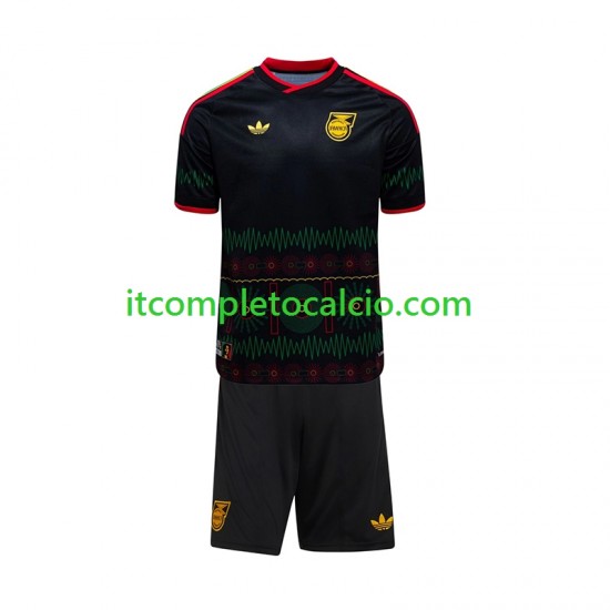 Maglia Giamaica Divisa Away Mondiali 2026 Manica Corta ,Bambino