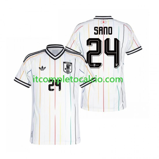 Maglia Giappone Kaishu Sano 24 Divisa Away Mondiali 2026 Manica Corta ,Uomo Maglia Giappone Kaishu Sano 24 Divisa Away Mondiali 2026 Manica Corta ,Uomo