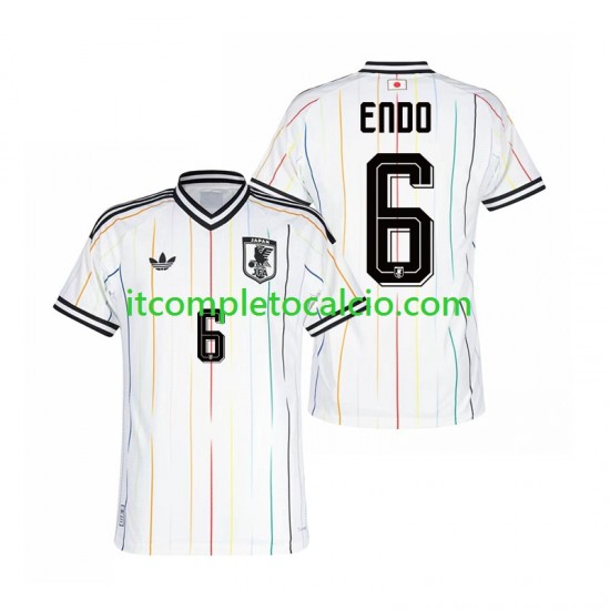 Maglia Giappone Wataru Endo 6 Divisa Away Mondiali 2026 Manica Corta ,Uomo