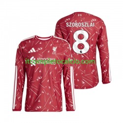 Maglia Liverpool Dominik Szoboszlai 8 Divisa Home 2026-2027 Manica Lunga ,Uomo Maglia Liverpool Dominik Szoboszlai 8 Divisa Home 2026-2027 Manica Lunga ,Uomo