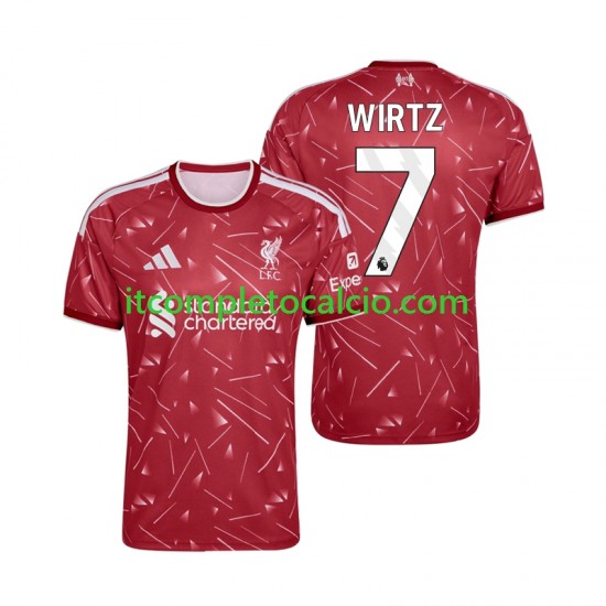 Maglia Liverpool Florian Wirtz 7 Divisa Home 2026-2027 Manica Corta ,Uomo