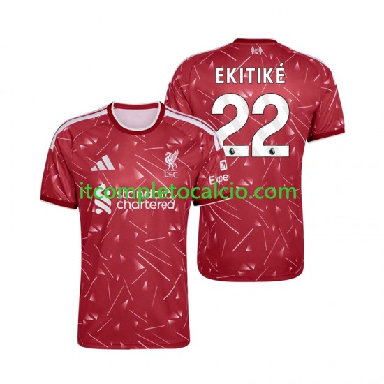 Maglia Liverpool Hugo Ekitike 22 Divisa Home 2026-2027 Manica Corta ,Uomo