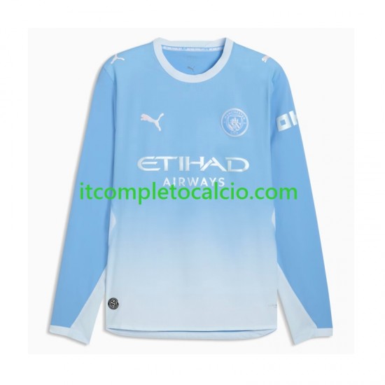 Maglia Manchester City Divisa Home 2026-2027 Manica Lunga ,Uomo Maglia Manchester City Divisa Home 2026-2027 Manica Lunga ,Uomo
