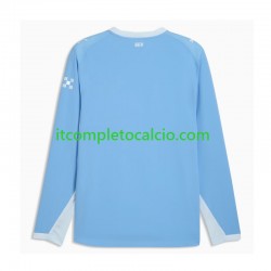 Maglia Manchester City Divisa Home 2026-2027 Manica Lunga ,Uomo