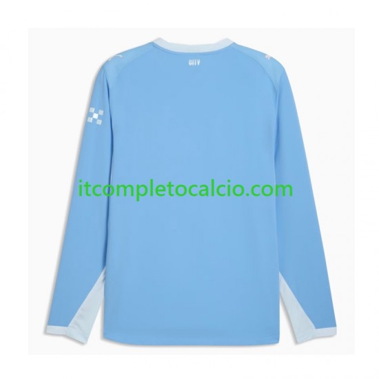 Maglia Manchester City Divisa Home 2026-2027 Manica Corta ,Bambino