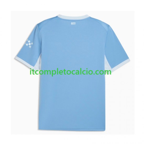 Maglia Manchester City Divisa Home 2026-2027 Manica Lunga ,Uomo