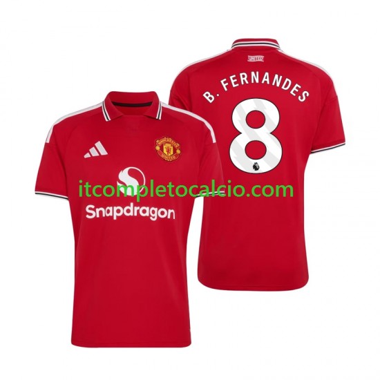 Maglia Manchester United Bruno Fernandes 8 Divisa Home 2026-2027 Manica Corta ,Uomo