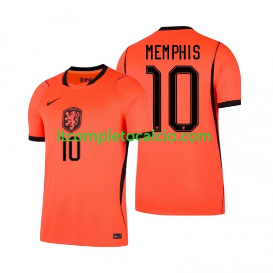 Maglia Paesi Bassi Memphis Depay 10 Divisa Home Mondiali 2026 Manica Corta ,Uomo Maglia Paesi Bassi Memphis Depay 10 Divisa Home Mondiali 2026 Manica Corta ,Uomo