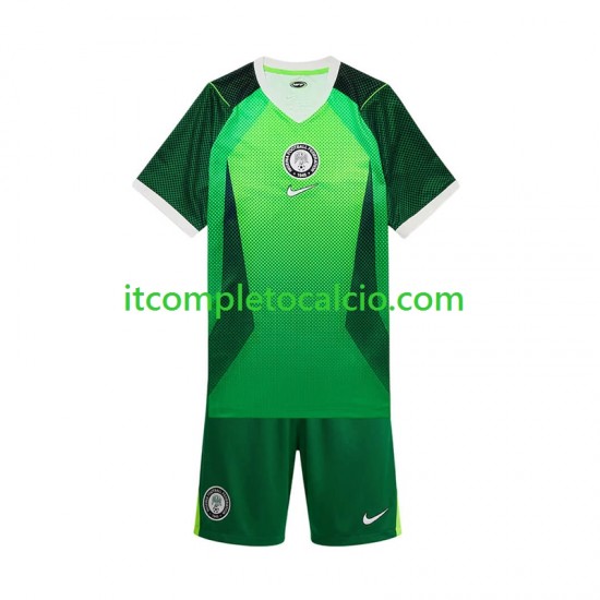 Maglia Nigeria Divisa Home 2026 Manica Corta ,Bambino