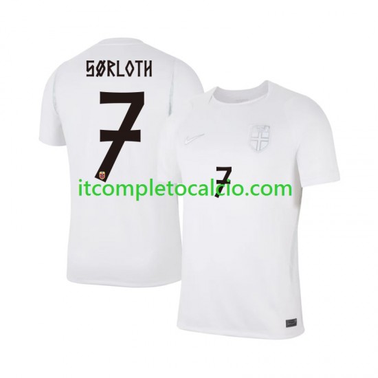 Maglia Norvegia Alexander Sorloth 7 Terza Divisa Mondiali 2026 Manica Corta ,Uomo